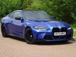 Blue Used 2022 BMW M4 Competition Edition Coupe | £52,595 (Fair price)