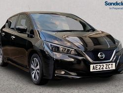 Black Used 2021 Nissan Leaf Acenta Hatchback | £9,500 (Fair price)