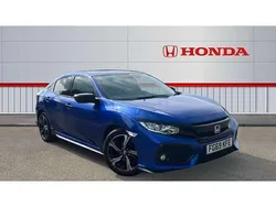 Blue Used 2019 Honda Civic Sport Hatchback | £14,215 (Fair price)