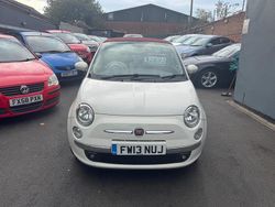 White Used 2013 Fiat 500 Lounge Cabriolet | £2,895 (Super price)