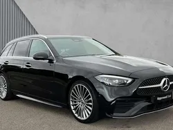 Black Used 2024 Mercedes C300e AMG Line Premium Estate | £34,470 (Good price)