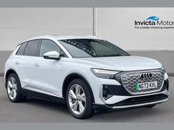White Used 2023 Audi Q4 e-tron S-Line SUV | £27,750