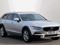 Silver Used 2018 Volvo V90 CC Pro Estate | £19,500 (Fair price)