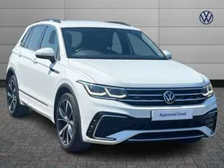 White Used 2023 VW Tiguan R-line SUV | £28,400 (Fair price)