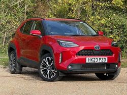 Scarlet flare Used 2023 Toyota Yaris Hybrid SUV | £24,000 (Fair price)
