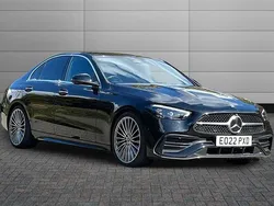 Black Used 2022 Mercedes C220 AMG Line Premium Sedan | £26,981 (Good price)