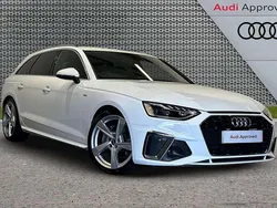 White Used 2023 Audi A4 S-Line Estate | £27,995 (A bit pricey)