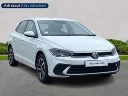 White New 2025 VW Polo Match Hatchback | £19,839 (A bit pricey)