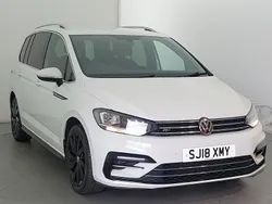 White Used 2018 VW Touran R-line MPV | £16,998