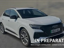 White Used 2022 Audi Q4 e-tron Comfort SUV | £28,569 (Fair price)