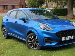 Blue Used 2021 Ford Puma Gen-E ST-Line Hatchback | £12,995 (Fair price)