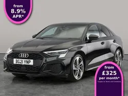 Black Used 2021 Audi A3 Comfort Sedan | £23,693 (Fair price)