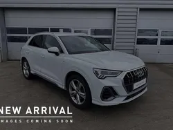 Glacier white metallic Used 2021 Audi Q3 S-Line SUV | £25,295 (Fair price)