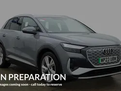 Grey Used 2023 Audi Q4 e-tron S-Line SUV | £24,470