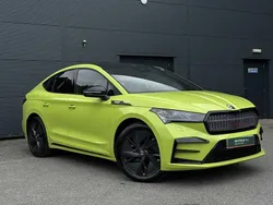 Hyper green Used 2024 Skoda Enyaq iV vRS SUV | £34,298 (Good price)