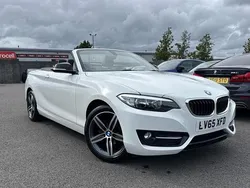 White Used 2015 BMW 218 Sport Line Cabriolet | £10,806 (Fair price)