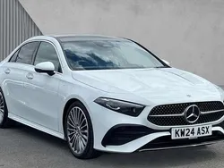 White Used 2024 Mercedes A200 AMG Line Premium Plus Sedan | £28,253 (A bit pricey)