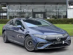 Blue Used 2022 Mercedes EQS450+ AMG Line Premium Plus Sedan | £49,000 (Fair price)