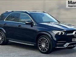 Blue Used 2022 Mercedes GLE400 AMG line SUV | £48,465