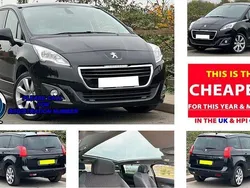 Black Used 2014 Peugeot 5008 Allure MPV | £6,985 (Fair price)
