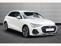 White Used 2025 Audi A3 e-tron S-Line Hatchback | £31,295 (Expensive)
