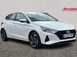 White Used 2023 Hyundai i20 Premium Hatchback | £16,499 (Fair price)
