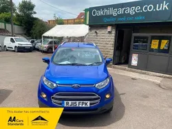 Blue Used 2015 Ford Ecosport Zetec SUV | £5,995 (Fair price)