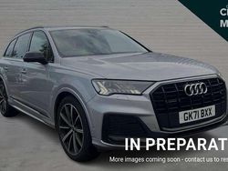 Silver Used 2021 Audi Q7 Black Edition SUV | £37,762 (Fair price)