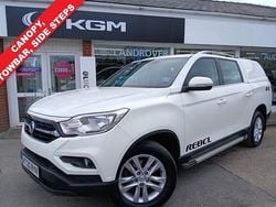 White Used 2020 Ssangyong (KGM) Musso Pickup | £19,200