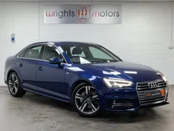 Blue Used 2016 Audi A4 S-Line Sedan | £16,995 (Fair price)