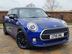 Blue Used 2018 Mini Cooper Hatch Hatchback | £7,545 (Fair price)
