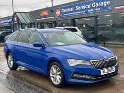 Blue Used 2021 Skoda Superb SE Technology Estate | £15,995 (Good price)