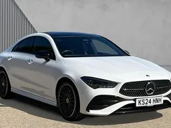 White Used 2024 Mercedes CLA220 AMG Line Premium Plus Sedan | £33,459 (Fair price)