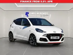 White Used 2021 Hyundai i10 N Line Hatchback | £12,250 (Fair price)