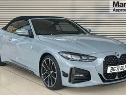 Grey Used 2021 BMW 420 M Sport Cabriolet | £28,710 (Fair price)