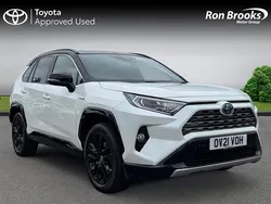 White/black Used 2021 Toyota RAV4 Hybrid SUV | £27,700 (Fair price)