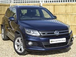 Blue Used 2014 VW Tiguan R-line SUV | £14,000 (Expensive)