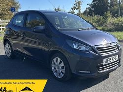 Blue Used 2015 Peugeot 108 Active Hatchback | £7,495 (Fair price)