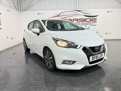 White Used 2018 Nissan Micra Acenta Hatchback | £5,799 (Fair price)