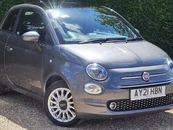 Grey Used 2021 Fiat 500 Lounge Hatchback | £7,497 (Good price)