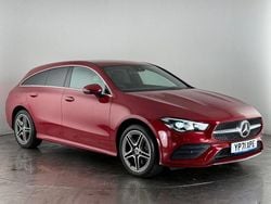 Red Used 2021 Mercedes CLA250e Shooting Brake AMG line Estate | £22,900 (Fair price)