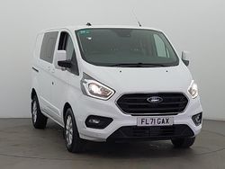 White Used 2021 Ford Transit Custom Limited Van | £18,998 (Expensive)