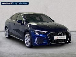 Blue Used 2022 Audi A3 S-Line Sedan | £20,563 (Fair price)
