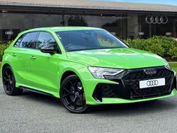 Green New 2025 Audi RS3 Advanced Hatchback | £56,500