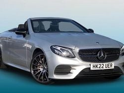 Silver Used 2021 Mercedes E220 AMG Line Premium Plus Cabriolet | £32,495 (Expensive)