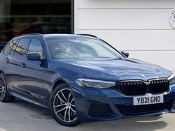 Blue Used 2021 BMW 530e M Sport Estate | £25,900 (Fair price)