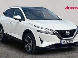 Pearl storm white Used 2022 Nissan Qashqai N-Connecta SUV | £19,975 (A bit pricey)