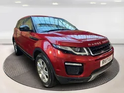 Red Used 2017 Land Rover Range Rover evoque SE Estate | £9,490 (A bit pricey)