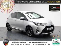 Silver Used 2019 Toyota Yaris Hybrid Hatchback | £13,990 (Fair price)