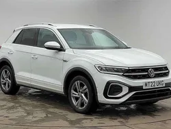White Used 2022 VW T-Roc R-line SUV | £23,790 (Fair price)